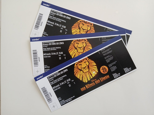 Tickets könig der - könig, löwen