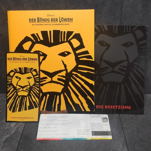 König der löwen musical heft - könig,